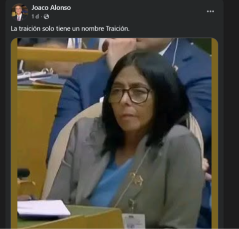 Post del ministro en Facebook.