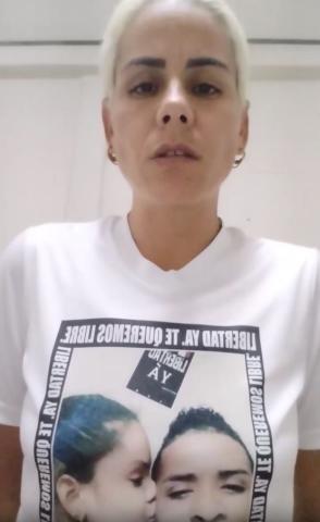 Esposa de preso del 11J