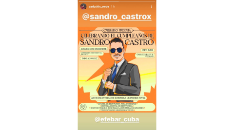 El nieto del dictador cubano celebrará su cumpleaños en la isla