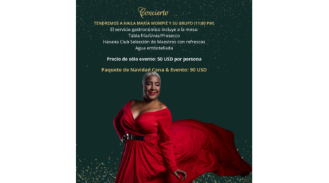 Los artistas cubanos ofrecen conciertos privados por navidad