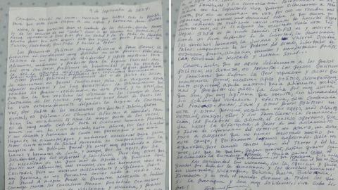 Carta de José Daniel Ferrer