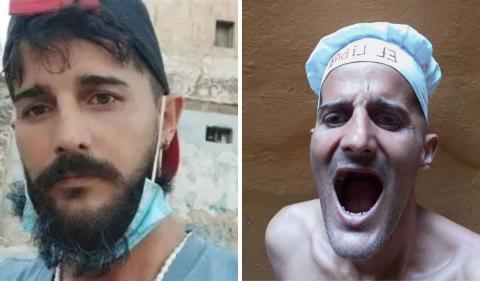 Yasmany Valdés González antes y después de prisión política